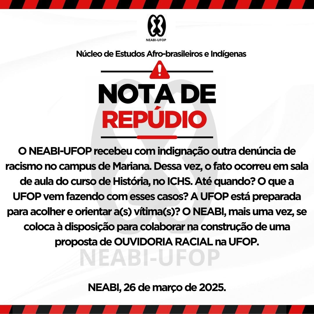nota de repudio